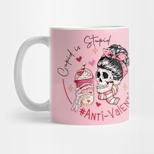 Cupid is Stupid Anti Valentines Mug